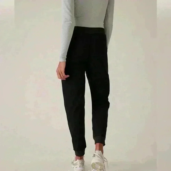 Athleta Solstice Joggers, Size 0, Black - Picture 3 of 4